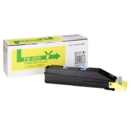 KYOCERA TK855 SARI TONER,KYOCERA TK855 ORJINAL  SARI TONER,    KYOCERA MITA TASKALFA 400CI,500CI,552CI ORJINAL SARI TONER