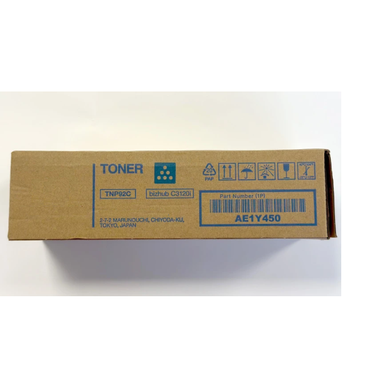 Konica Minolta TNP-92 Sari Toner,Konica Minolta TNP92 Orjinal Toner,Konica Minolta Bizhub C3120i Toner