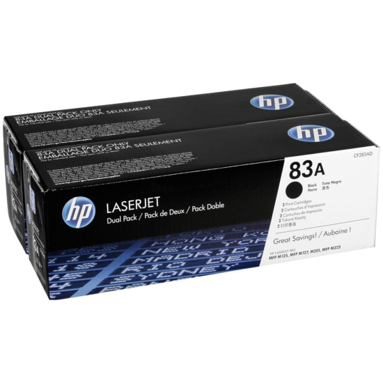 HP CF283AD Orjinal Toner-IKILI PAKET,HP M125,M127,M225,M201 Orjinal Toner