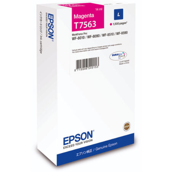 Epson T7562 Orjinal Mavi Kartus -C13T756240  