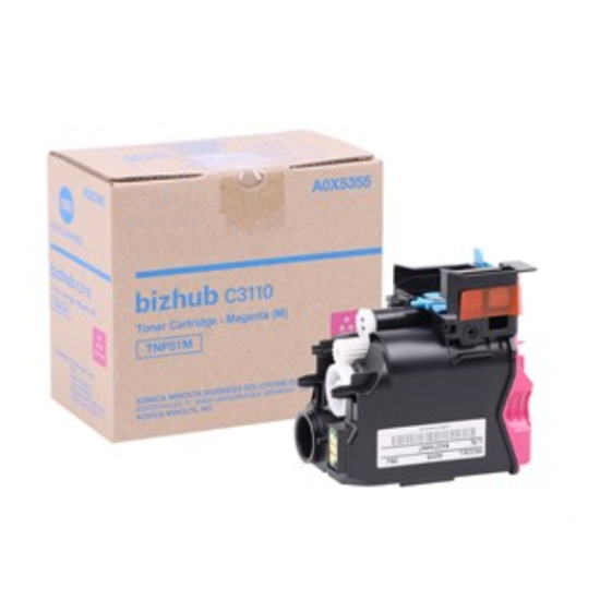 Konica Minolta TNP-51 Orjinal  Kirmizi Toner,Konica Minolta TNP51 Orjinal Kirmizi Toner