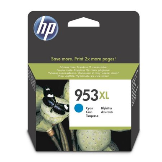 Hp 953XL-F6U16AE Mavi Orjinal Kartus Yüksek Kapasiteli
