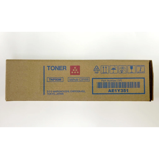 Konica Minolta TNP-93 Sari Toner,Konica Minolta TNP93 Orjinal Toner,Konica Minolta Bizhub C3100i Toner