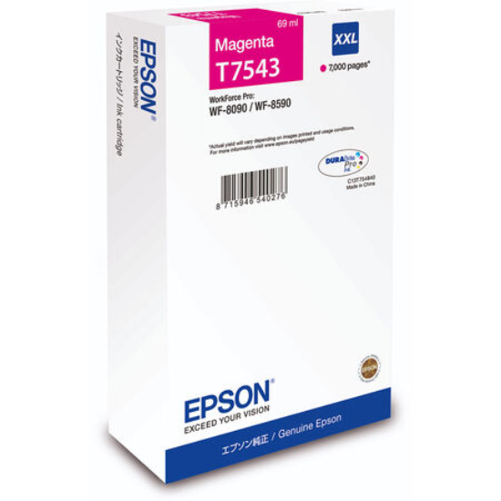 Epson T7542 Orjinal Mavi Kartus Extra Yüksek Kapasiteli-C13T754240  