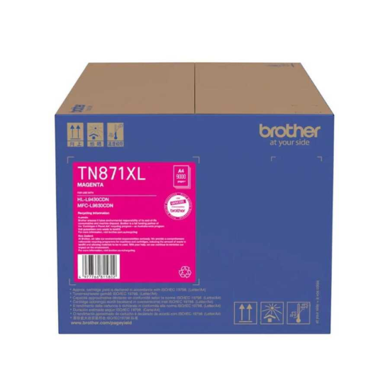 Brother TN-871XL MuadilKirmizi Toner,