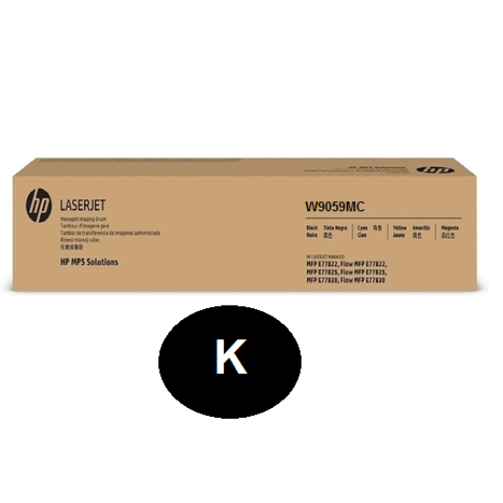 HP W9059MC SIYAH MUADIL DRUM ÜNITESI, E78523DN, E78528DN
