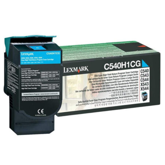 LEXMARK C540 TONER/LEXMARK C543 TONER/LEXMARK C544 TONER/LEXMARK X543,X544,X546 MAVI TONER,LEXMARK C540H1CG TONER