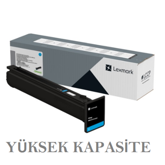 Lexmark CX963 Orjinal Mavi Toner, 77L5HC0,MX953,CS963,CX961,CX962