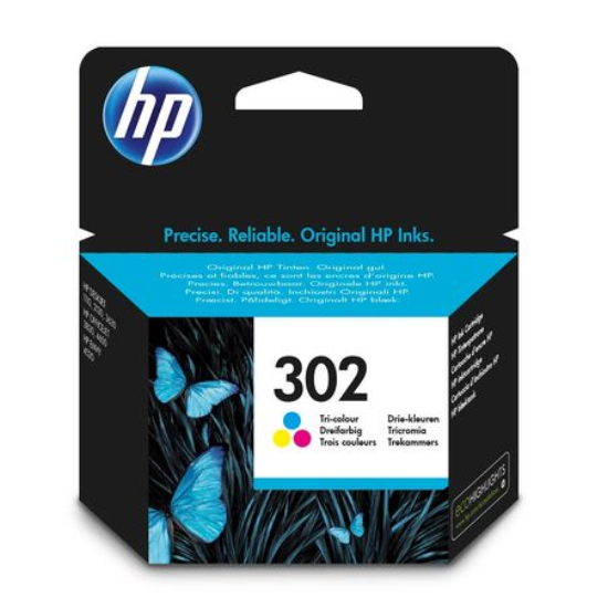 HP302-F6U65AE Renkli Orjinal Kartus