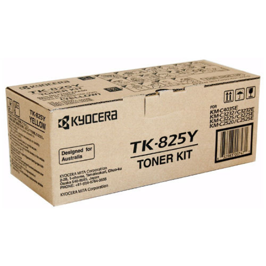 Kyocera TK-825 Sari Toner,Kyocera TK825 Orjinal TonerKyocera KM 2520,KM2525,KM3225,KM3232,KM4035 Toner 