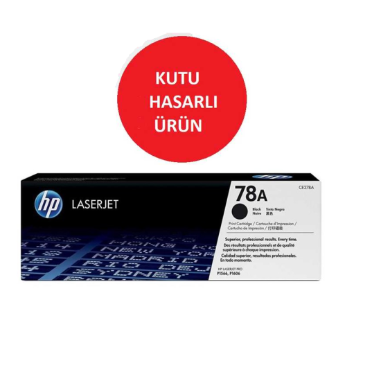 HP CE278A Orjinal Toner,HP P1568 Orjinal Toner,HP P1569 Orjinal TonerHASARLI KUTU