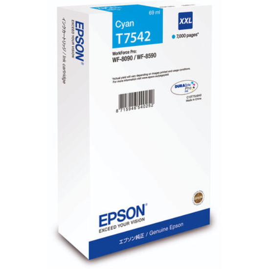 Epson T7541 Orjinal Siyah Kartus Extra Yüksek Kapasiteli-C13T754140  