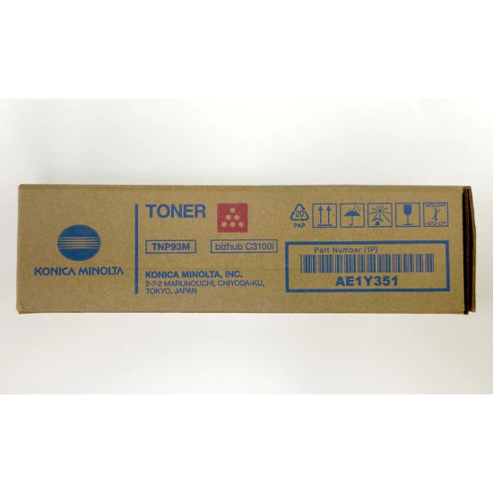 Konica Minolta TNP-93 Sari Toner,Konica Minolta TNP93 Orjinal Toner,Konica Minolta Bizhub C3100i Toner