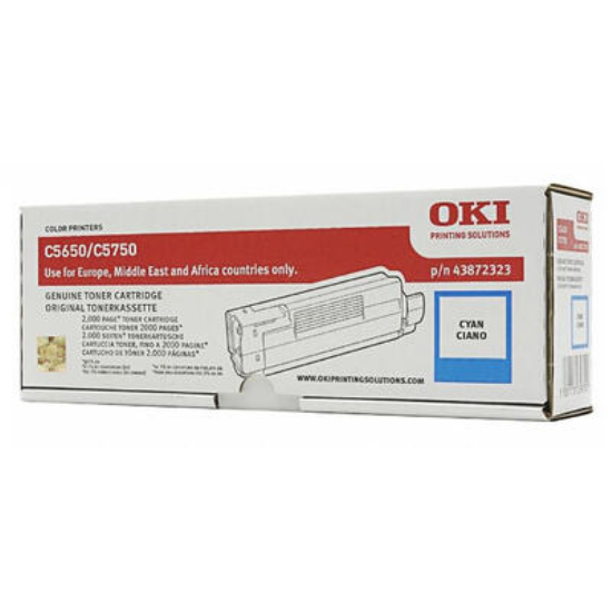 OKI 5650,ORJINAL OKI 5750 ORJINAL TONER,OKI 43872323 MAVI TONER