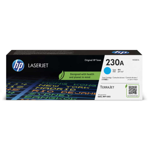 HP 230A,W2301A Orjinal Mavi Toner,HP Pro 4203,MFP4303 Muadil Toner