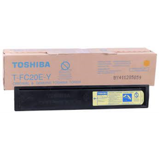 Toshiba T-FC20E-Y Toner,Toshiba T-FC20E Orjinal Sari Toner,Toshiba E-Studio 2020AC Toner
