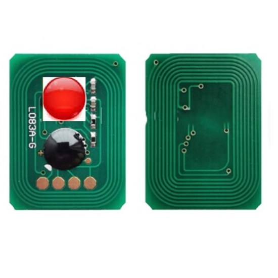 OKI C712 KIRMIZI TONER CHIP,  46507626, 11,5K.