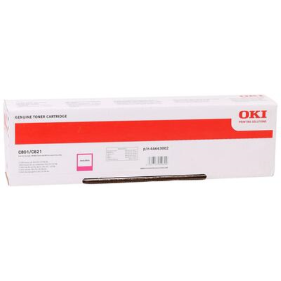 OKI 801 ORJINAL  KIRMIZI TONER,OKI 821 ORJINAL TONER,OKI 44643006  TONER