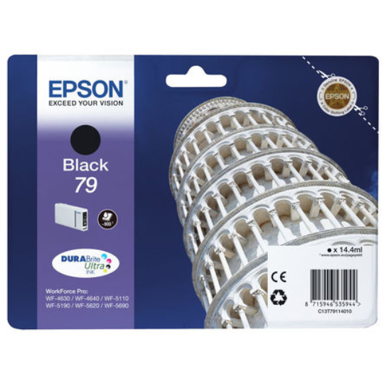 Epson T7901,79XL Orjinal Siyah Kartus , Yüksek Kapasiteli - C13T79014010 