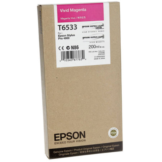 Epson T6532 Orjinal Mavi Kartus-C13T653200 