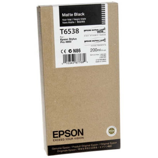 Epson T6537 Orjinal Açik Siyah Kartus-C13T653700 