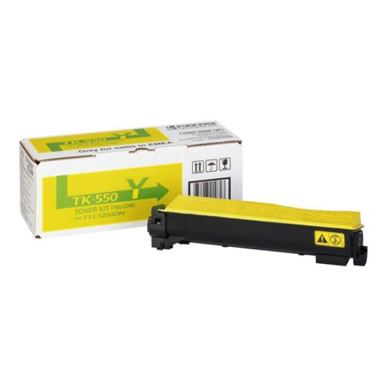 Kyocera TK-550 Sari Toner,Kyocera TK550 Orjinal  TonerKyocera KM5200 Toner