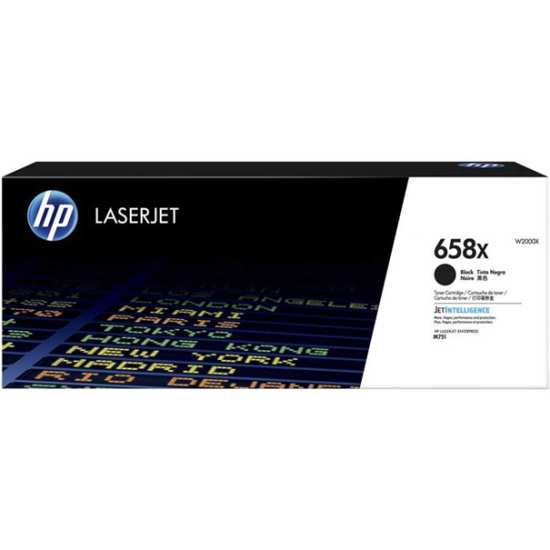 HP W2000X Orjinal Siyah Toner,658X,M751