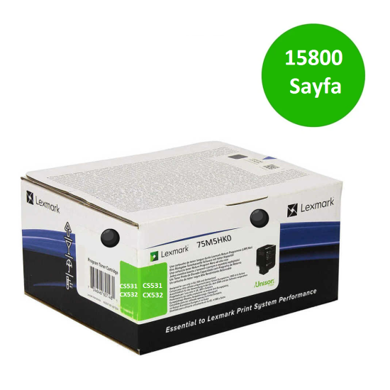 LEXMARK CX532 Muadil Siyah Toner,CX532,CS531,75M5HK0