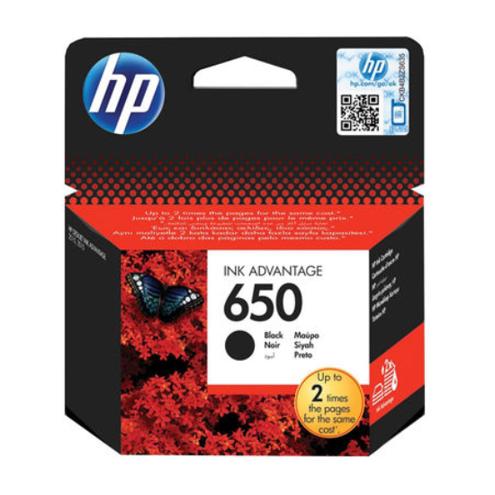 Hp 650-CZ101AE Siyah Orjinal Kartus