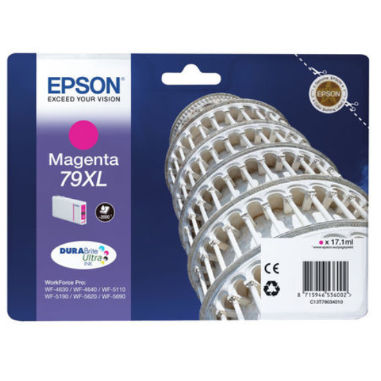 Epson T7902,79XL Orjinal Mavi Kartus , Yüksek Kapasiteli - C13T79024010 