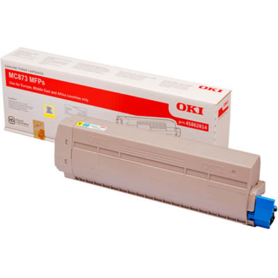 Oki MC883 Sari Orjinal  Toner,Oki MC853 Toner,Oki MC873 Orjinal Toner,45862849