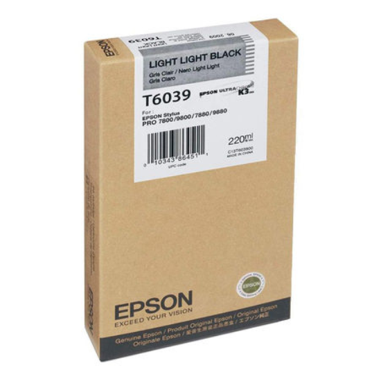 Epson T6037 Orjinal Açik Siyah Kartus-C13T603700 