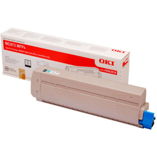 Oki MC873 Orjinal Siyah Toner,Oki 45862848 Siyah Orjinal  Toner,Oki MC873 Orjinal  Siyah Toner