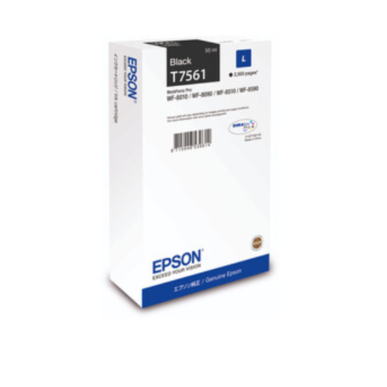 Epson T7551 Orjinal Siyah Kartus Yüksek Kapasiteli-C13T755140  