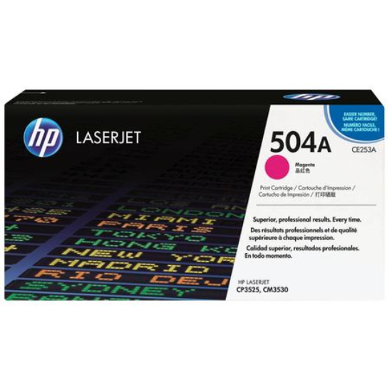 HP CE253A MUADIL TONER,HP 504A KIRMIZI TONER