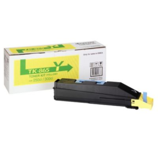 Kyocera TK-865 Sari Toner,Kyocera TK86 Orjinal Sari Toner, Kyocera Mita Taskalfa 250ci,350ci Toner