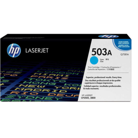 HP Q7581A TONER/HP 503A KIRMIZI TONER/HP 3800 TONER