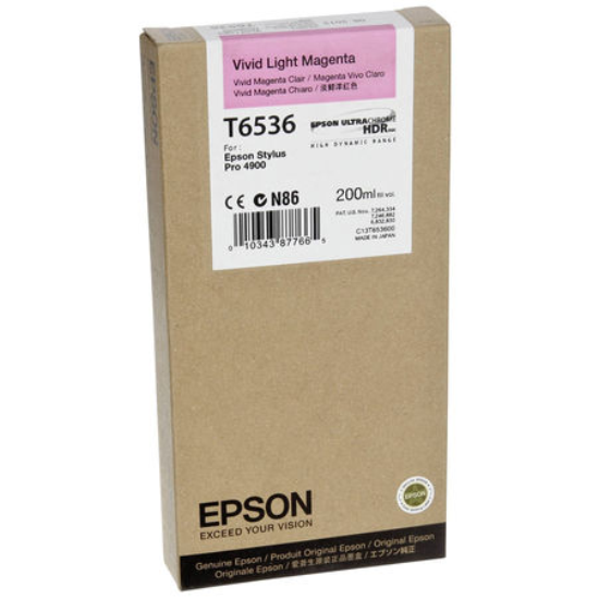 Epson T6535 Orjinal Açik Mavi Kartus-C13T653500 