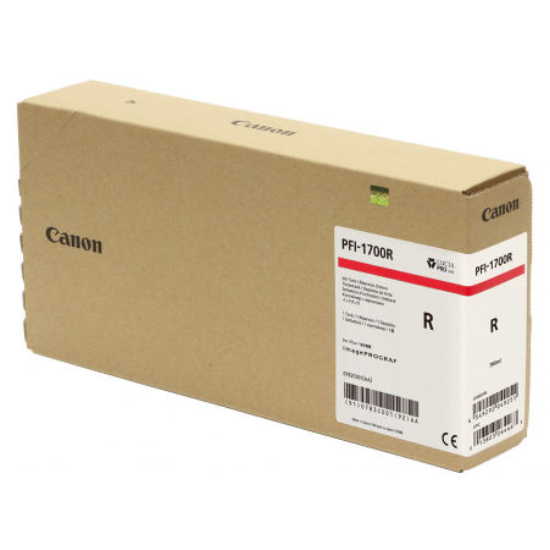 Canon PFI-1700 Foto Kirmizi Orjinal Kartus-0780C001  