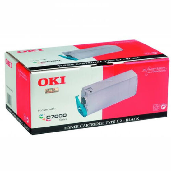 OKI 7000,7100,7200,7300,7350,7400,7500 ORJINAL  SIYAH TONER,OKI 41304288 TONER