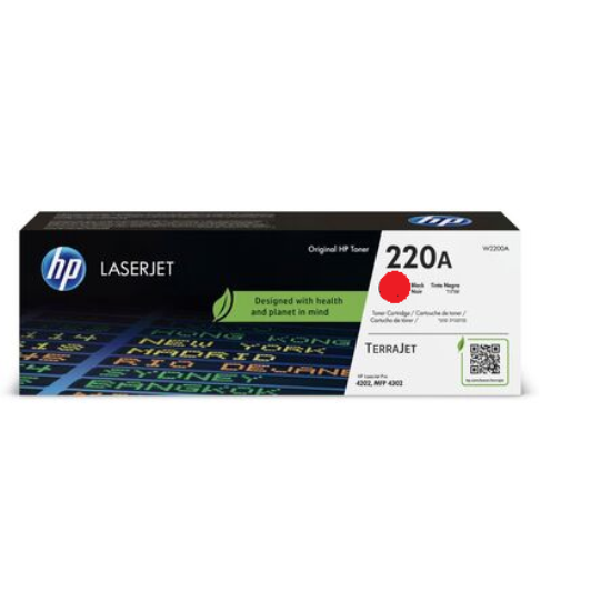 HP W2203A ORJINAL KIRMIZI TONER,HP220A