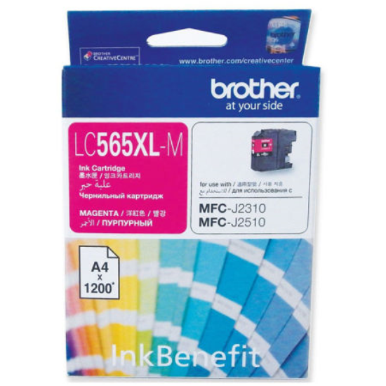 Brother LC565XL Kirmizi Orjinal Kartus