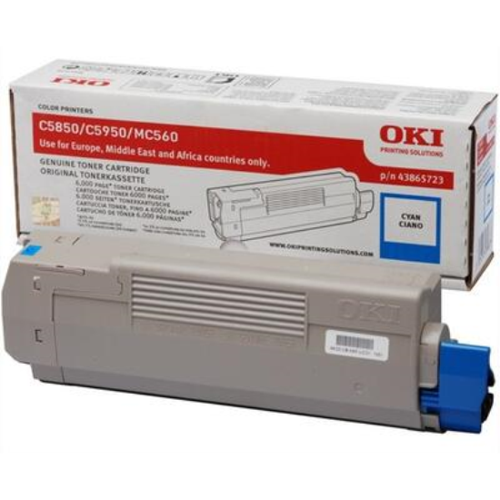 Oki C610 Orjinal Mavi Toner,Oki C610 OrjinalToner,Oki 44315323 Toner