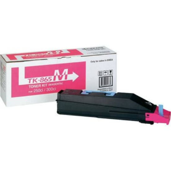 Kyocera TK-865 Kirmizi Toner,Kyocera TK865 Orjinal  Kirmizi Toner, Kyocera Mita Taskalfa 250ci,350ci Toner