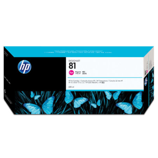 Hp 81-C4932A Kirmizi Orjinal Kartus