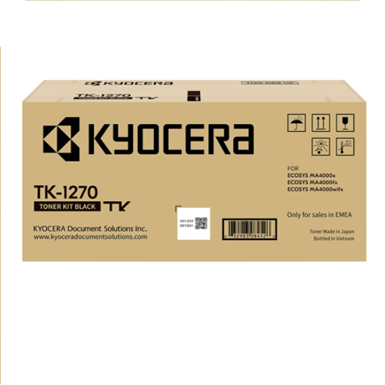 KYOCERA TK-1270 MUADIL TONER,ECOSYS MA4000X,MA4000FX,MA4000WIFX