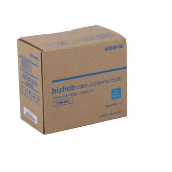 Konica Minolta TNP-49 Orjinal  Mavi Toner,Konica Minolta TNP49 Orjinal Mavi Toner