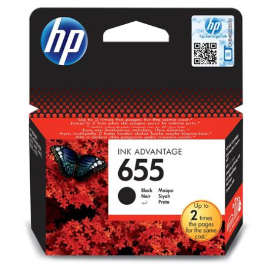 HP 655 CZ109AE Siyah Orjinal Kartus