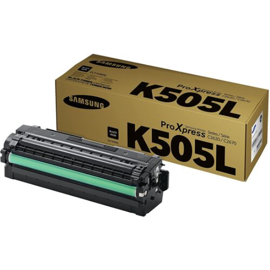 Samsung CLT-K505 Orjinal  Siyah Toner,Samsung 505 Orjinal  Toner,Samsung 505 Toner,Samsung C2620 Toner,Samsung C2670 Toner