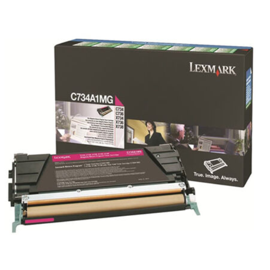 LEXMARK X748 TONER/LEXMARK 734 TONER/LEXMARK C734A1MG TONER